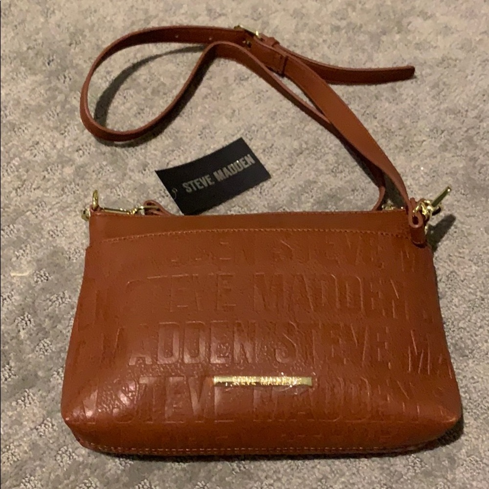Steve Madden brown crossbody bag new with tags